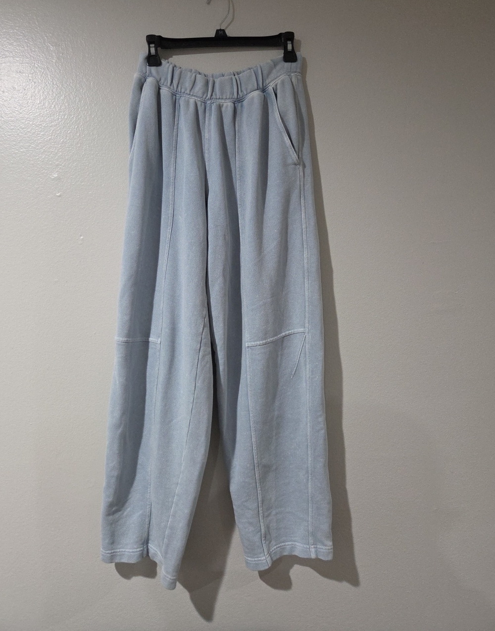 aerie Women's Wide-Leg Sweatpants in Pale Blue